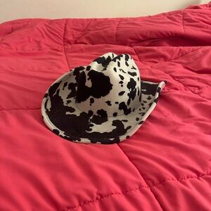 Cow Print Cowboy Hat
